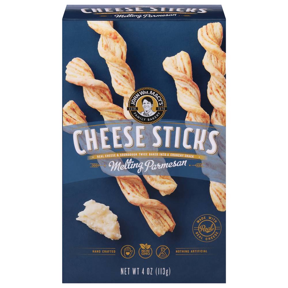 John Wm. Macy's Melting Parmesan Cheese Sticks (4 oz)