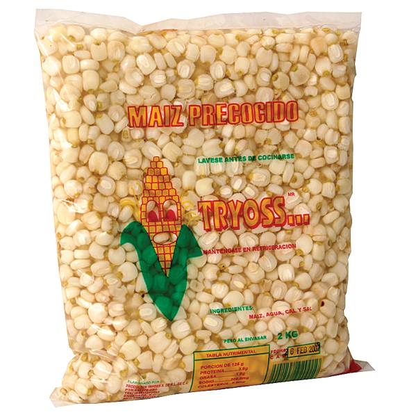 Tryoss · Maiz pozolero precocido (2 kg)