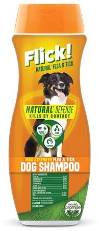 Flick! Max Strength Flea & Tick Dog Shampoo (22 fl oz)