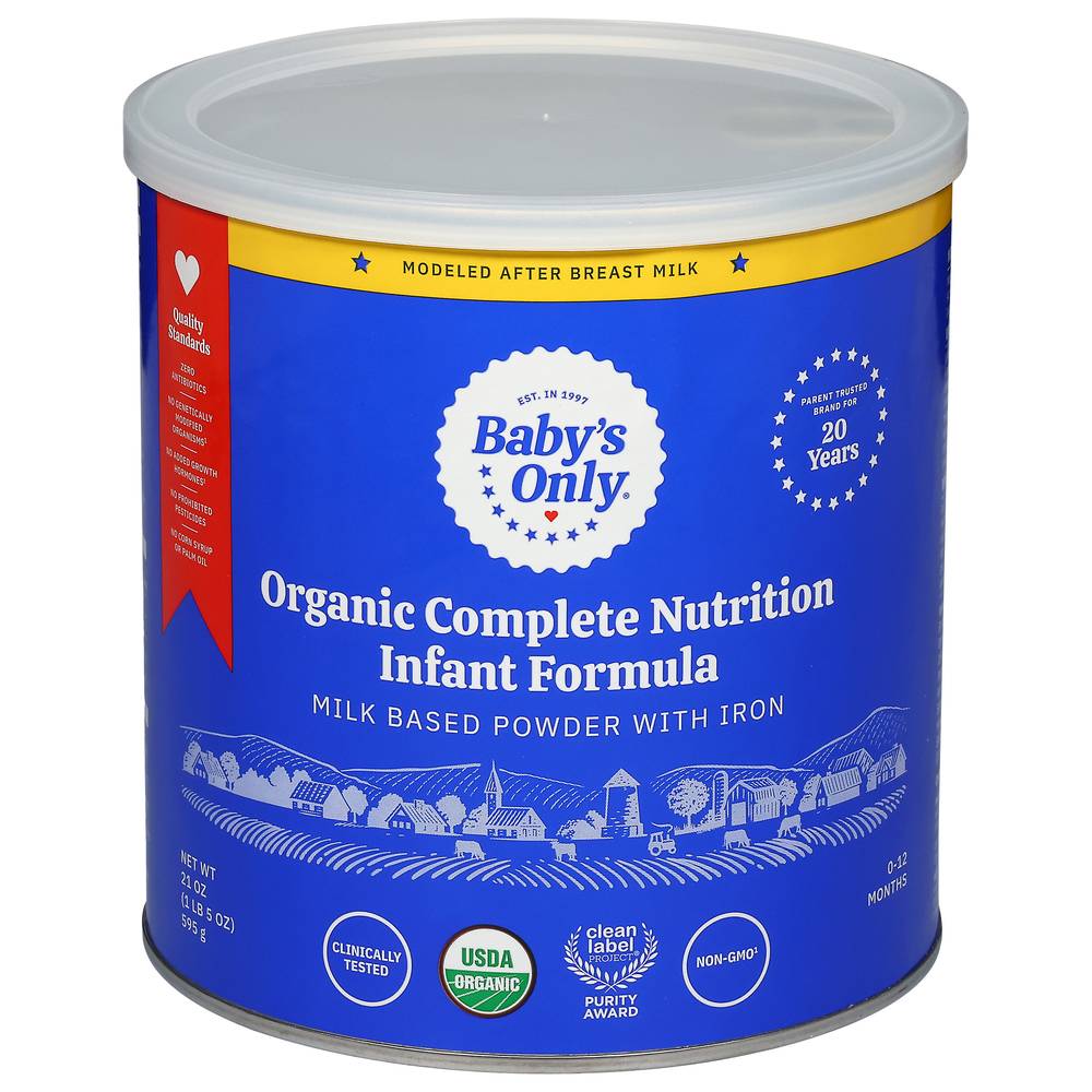 Baby's Only Organic Premium Infant Formula With Iron