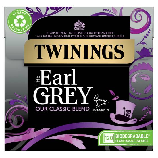 Twinings the Earl Grey 120 Plant-Based Tea Bags 300g