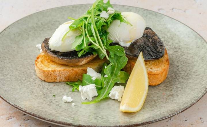 Truffled Mushies & Poached Eggs