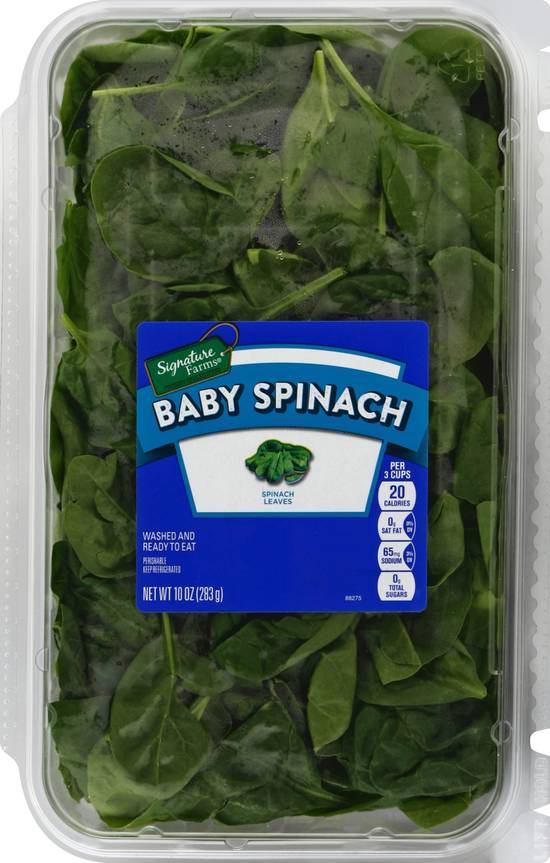 Signature Farms Baby Spinach (10 oz)