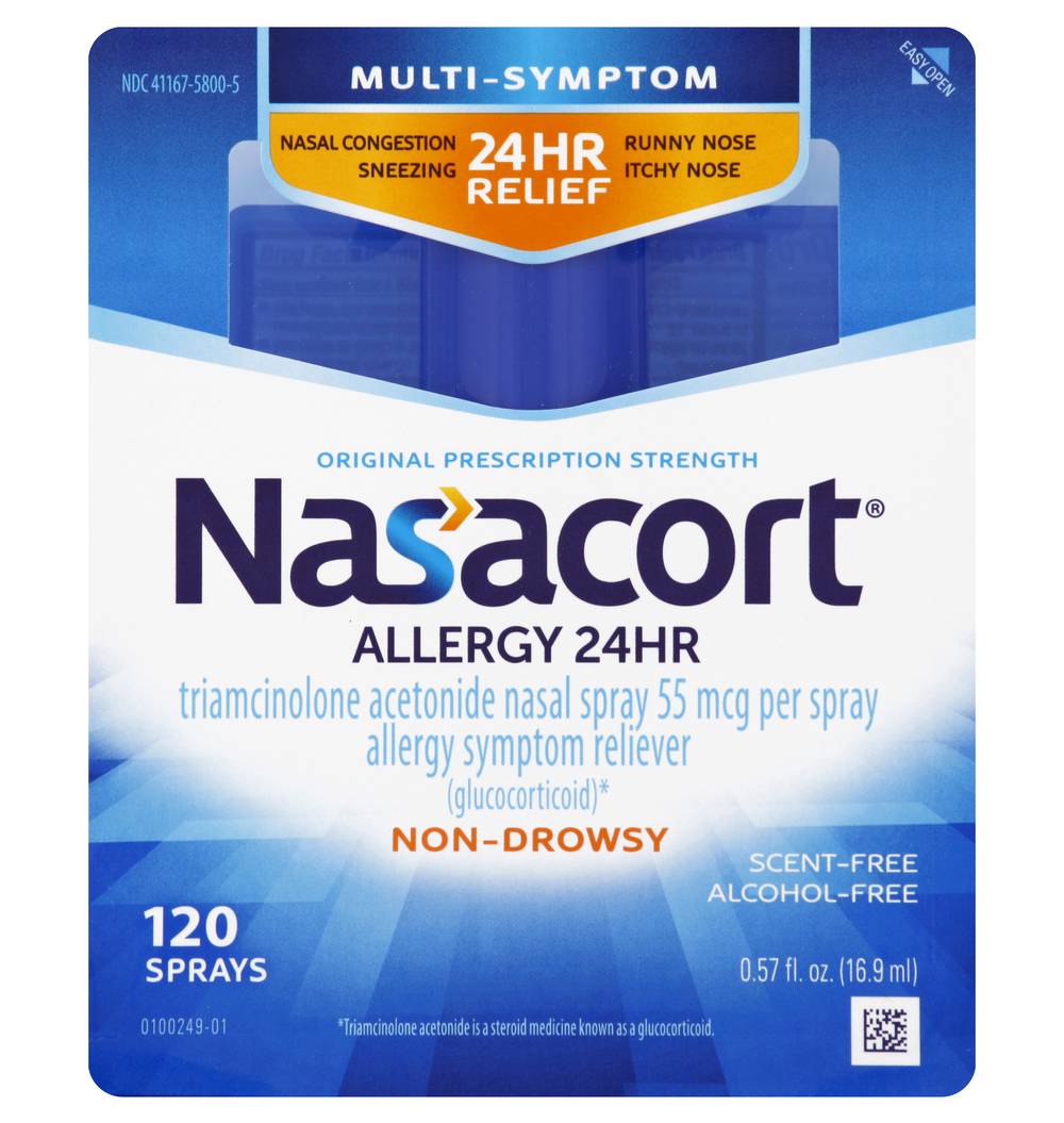 Nasacort Multi-Symptom Allergy Nasal Spray (0.6 fl oz)