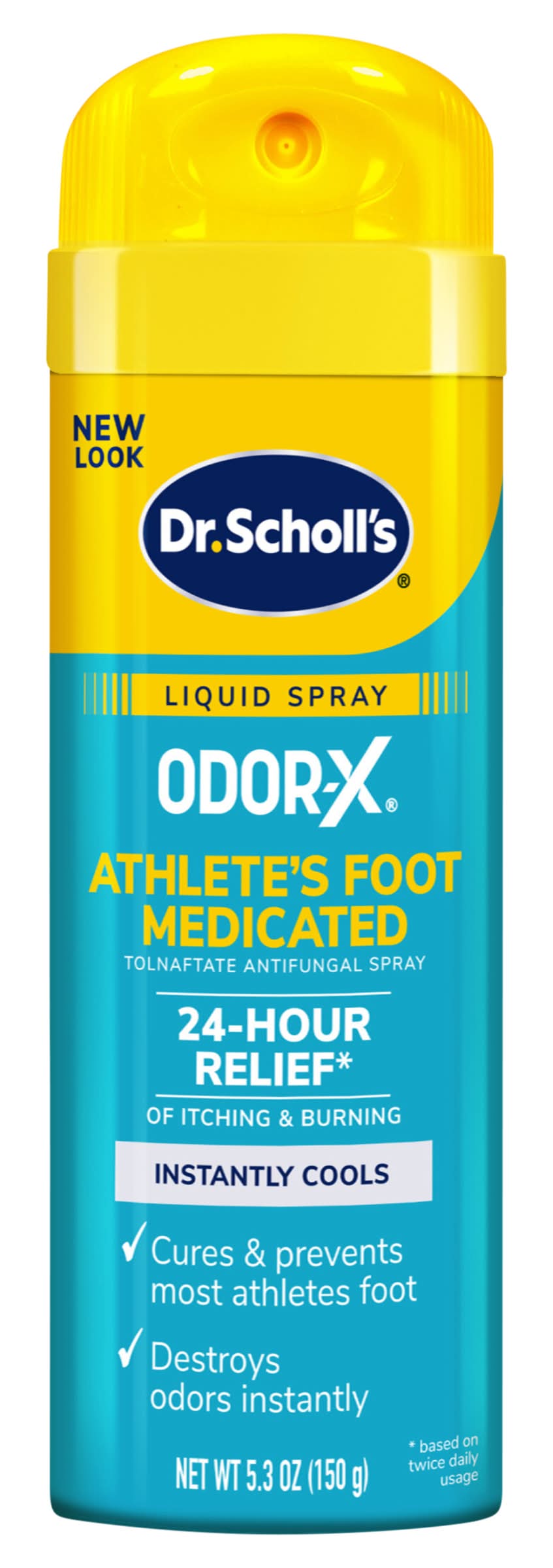 Dr. Scholl's Instant Cool Athlete's Foot Treatment Spray With Menthol (5.3 oz)