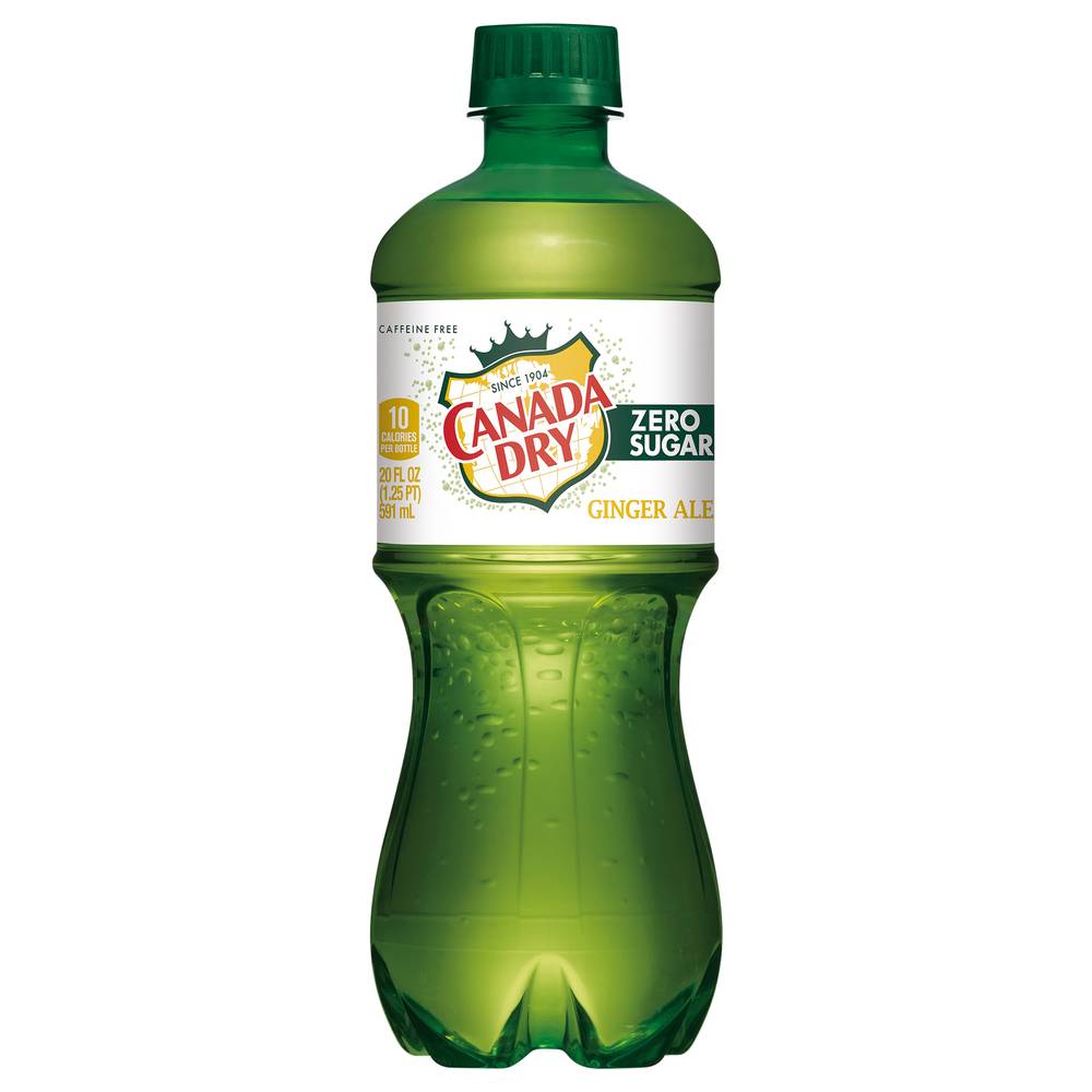 Canada Dry Zero Sugar Ginger Ale (20 fl oz)