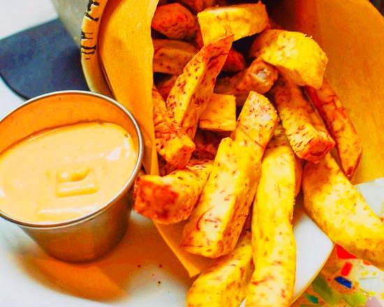Order Taro Fries (GF) food online from Pho Time by BoCaphe store, New York on bringmethat.com