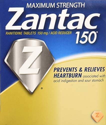 Zantac Maximum Strength 150 Ranitidine Acid Reducer 2 Count