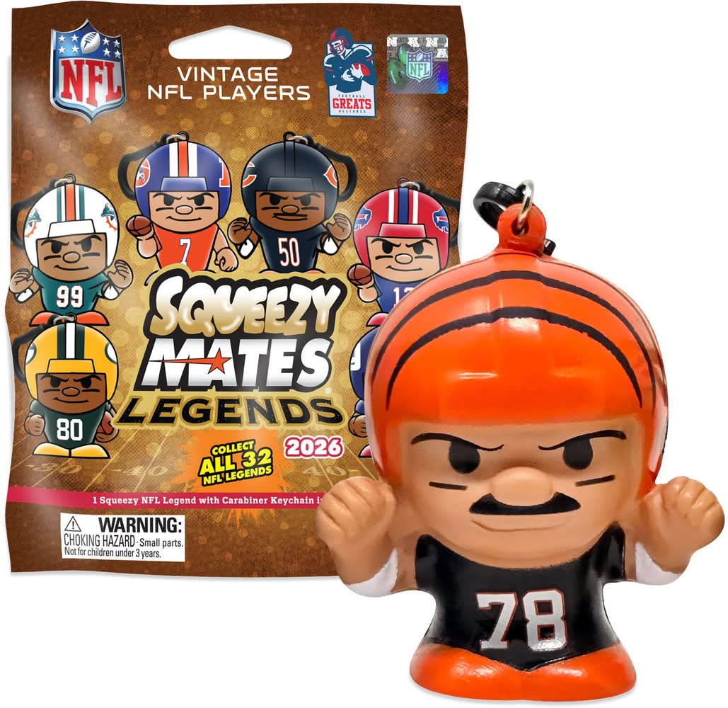 Party Animal Unisex NFL Legends SqueezyMates Blind Pack