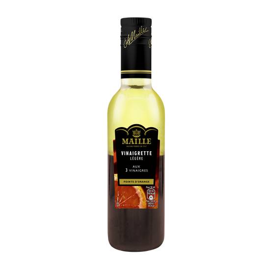 Maille - Vinaigrette légère aux 3 vinaigres pointe d'orange (360 ml)
