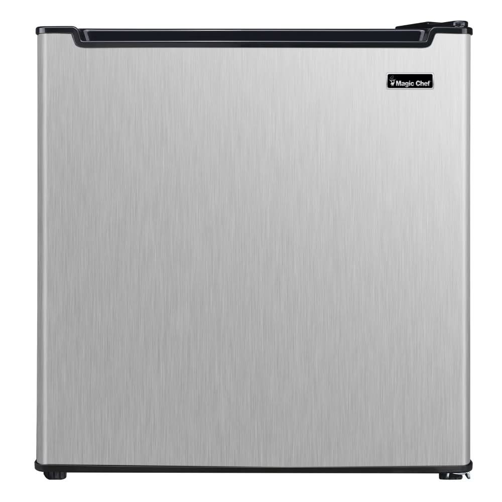 Frigobar magic chef 1.7 pies acero inoxidable