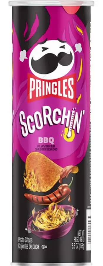 Pringles SCORCHIN' BBQ Potato Crips Chips - 5.57oz