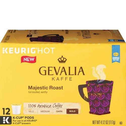 Gevalia Kaffe Majestic Roast K-Cup Pods, 12CT
