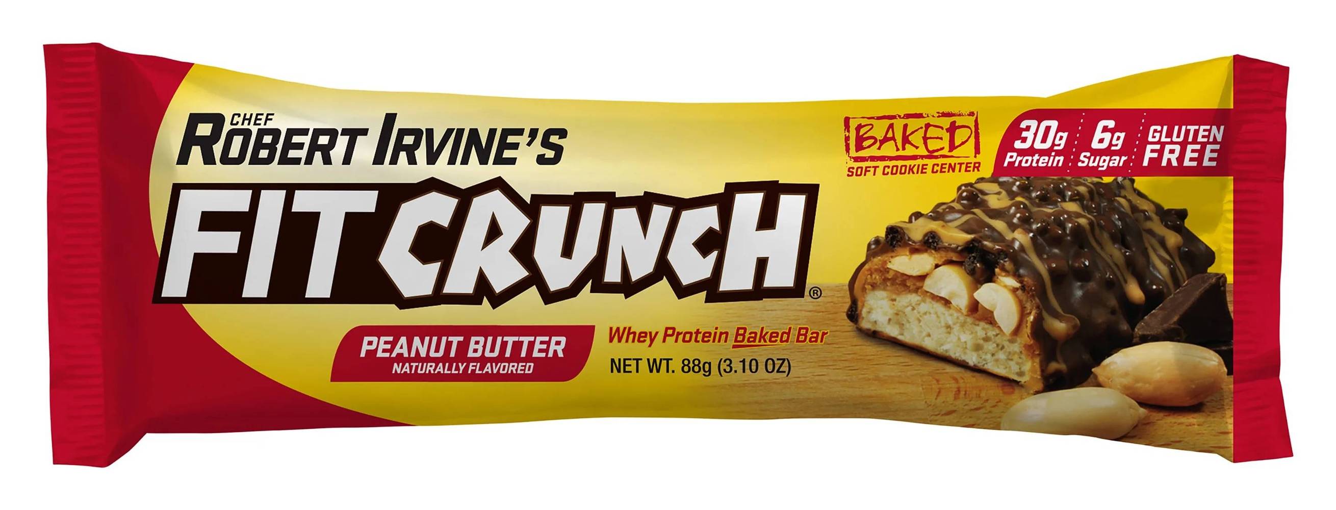 Fitcrunch Peanut Butter High Protein Baked Bar (3.10oz)