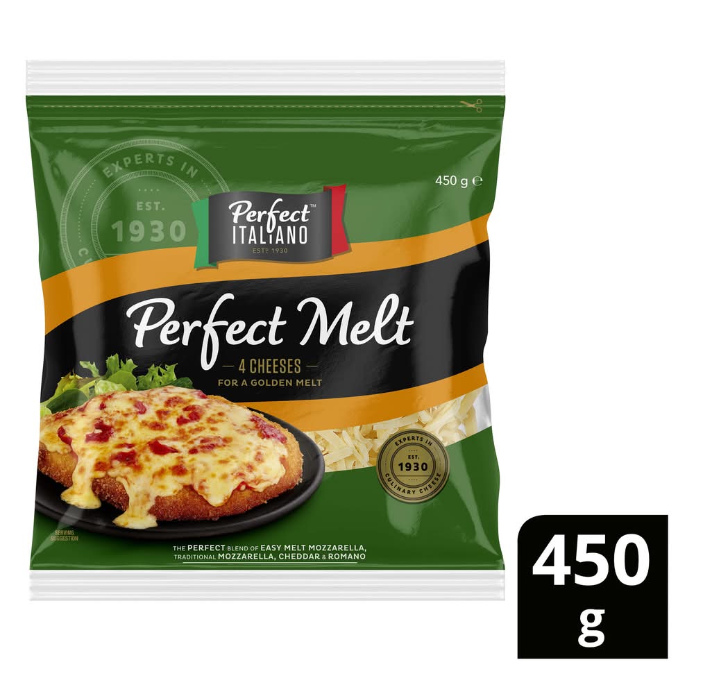 Perfect Italiano Melt 4 Grated Cheese Blend (450g)