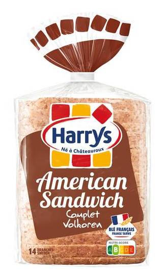 Harrys pain de mie complet (14 pcs)