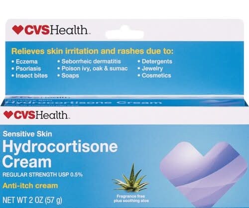 CVS Health Hydrocortisone Anti-Itch Cream For Sensitive Skin (2 oz)