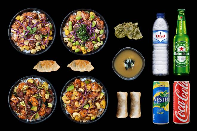 Menu Combi Poke - 4 Pax