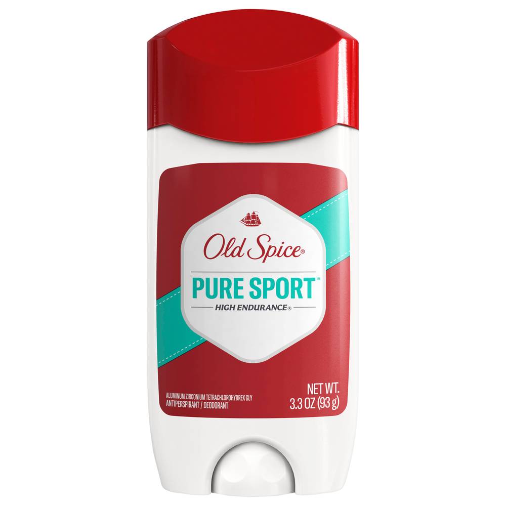 Old Spice Pure Sport High Endurance Anti-Perspirant Deodorant For Men (3.3 oz)