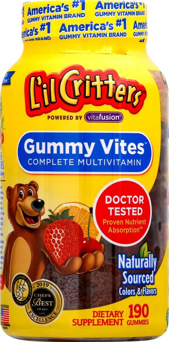 L'il Critters Gummy Vites Complete Multivitamin (190 ct )
