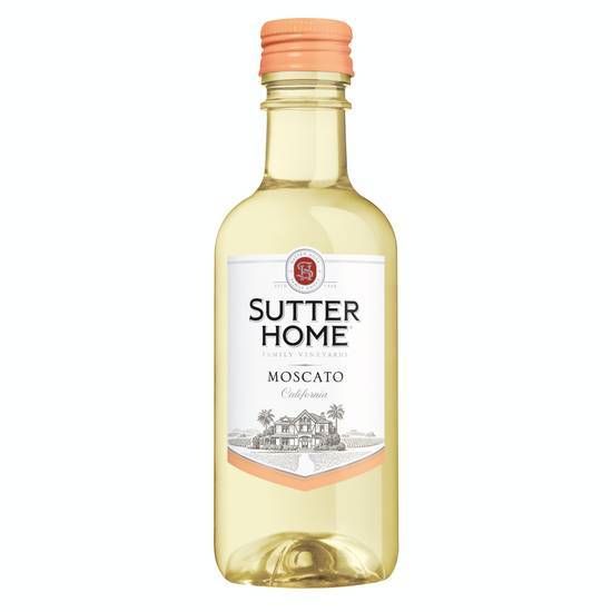 Sutter Home Moscato White Wine (4x 187ml plastic bottles)