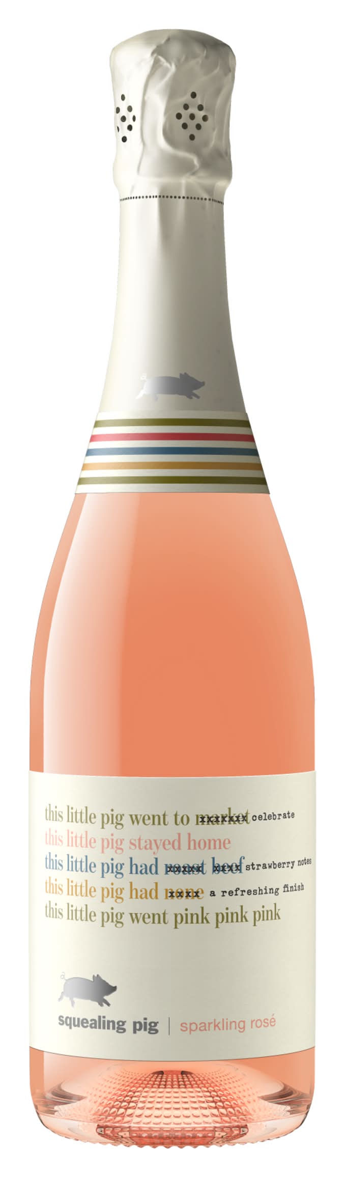Squealing Pig Sparkling Rose NV 750ML ea