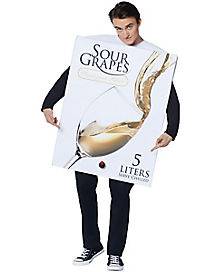 Adult Box Of Wine Costume (One Size Fits Most)