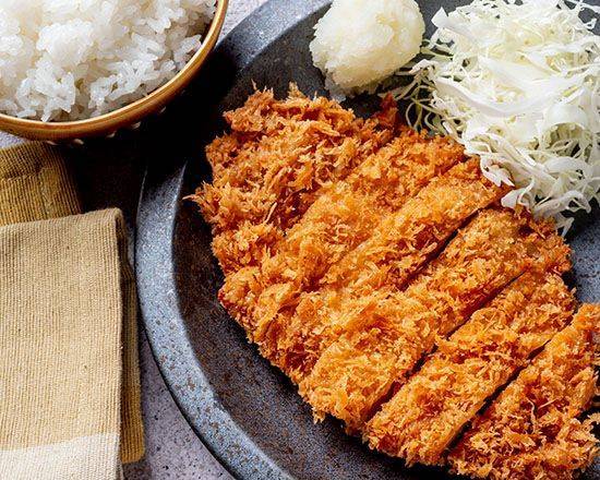 おろし塩ポン酢チキンかつ定食 Chicken Cutlet Set Meal + Grated Radish in Salted Ponzu Sauce