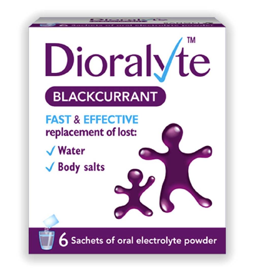 Dioralyte Sachets Of Oral Electorolyte Powder (blackcurrant) (6 ct)