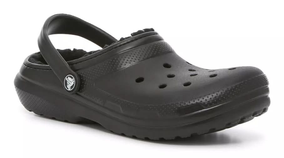 Crocs Classic Lined Clog - Kids' (Black Medium - 4 Youth)