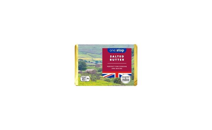One Stop Salted Butter Block 250g (392849)