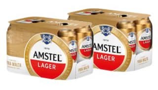 2 Sixpack Amstel Lata 269Ml X$9,99