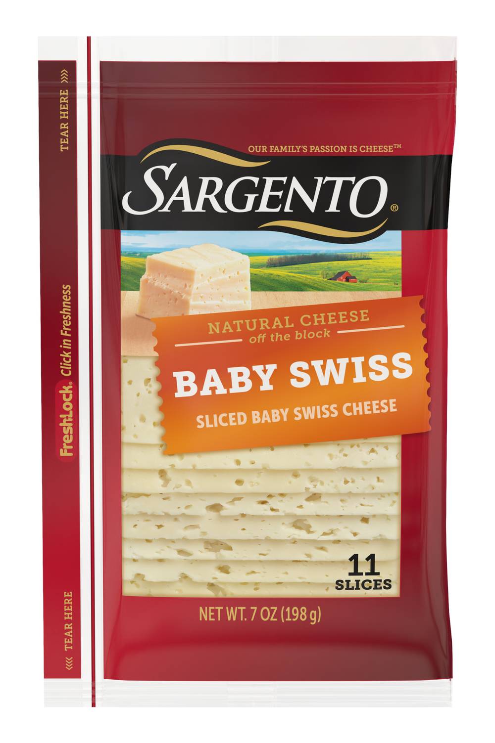 Sargento Baby Swiss Cheese Slices (7 oz)