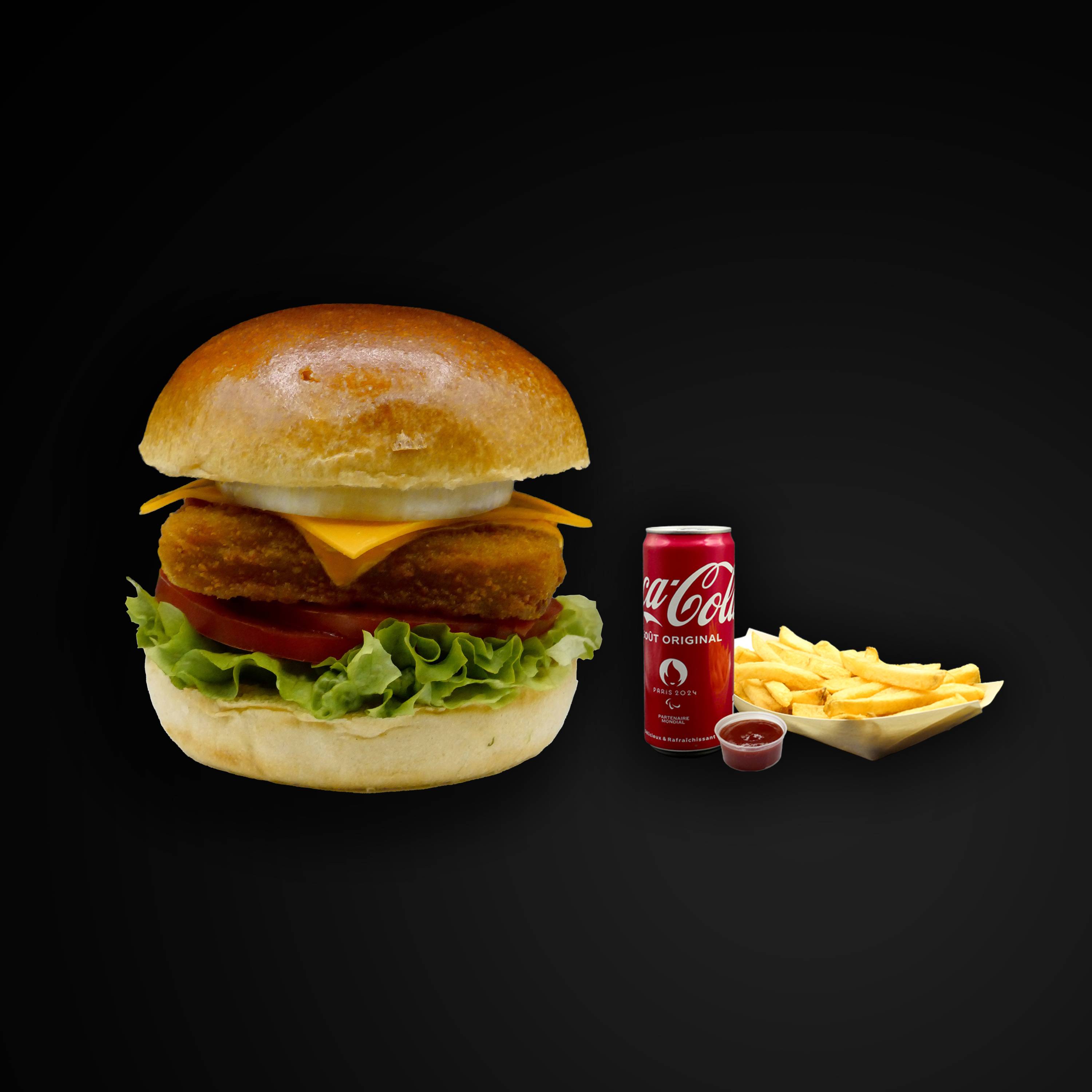 Menu fish burger