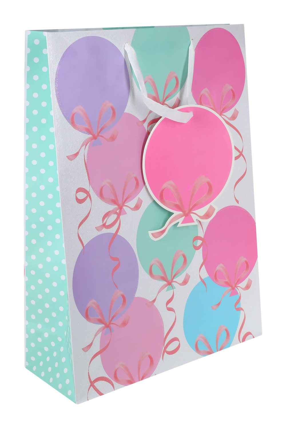 Jumbo Happy Birthday Gift Bag Multicolor Balloons