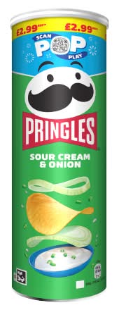 Pringles Sour Cream-Onion, Crisps (165g)