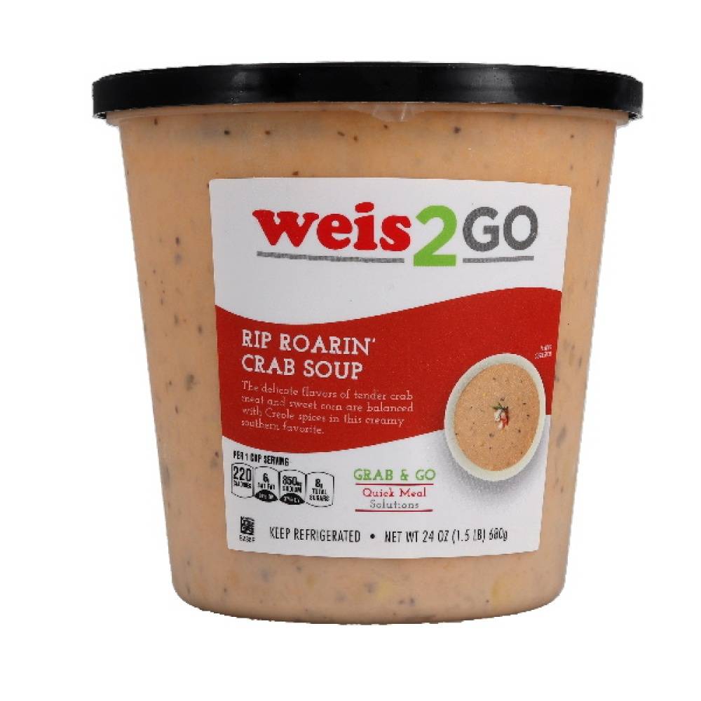 Weis Quality Soup Rip Roarin Crab (24 oz)