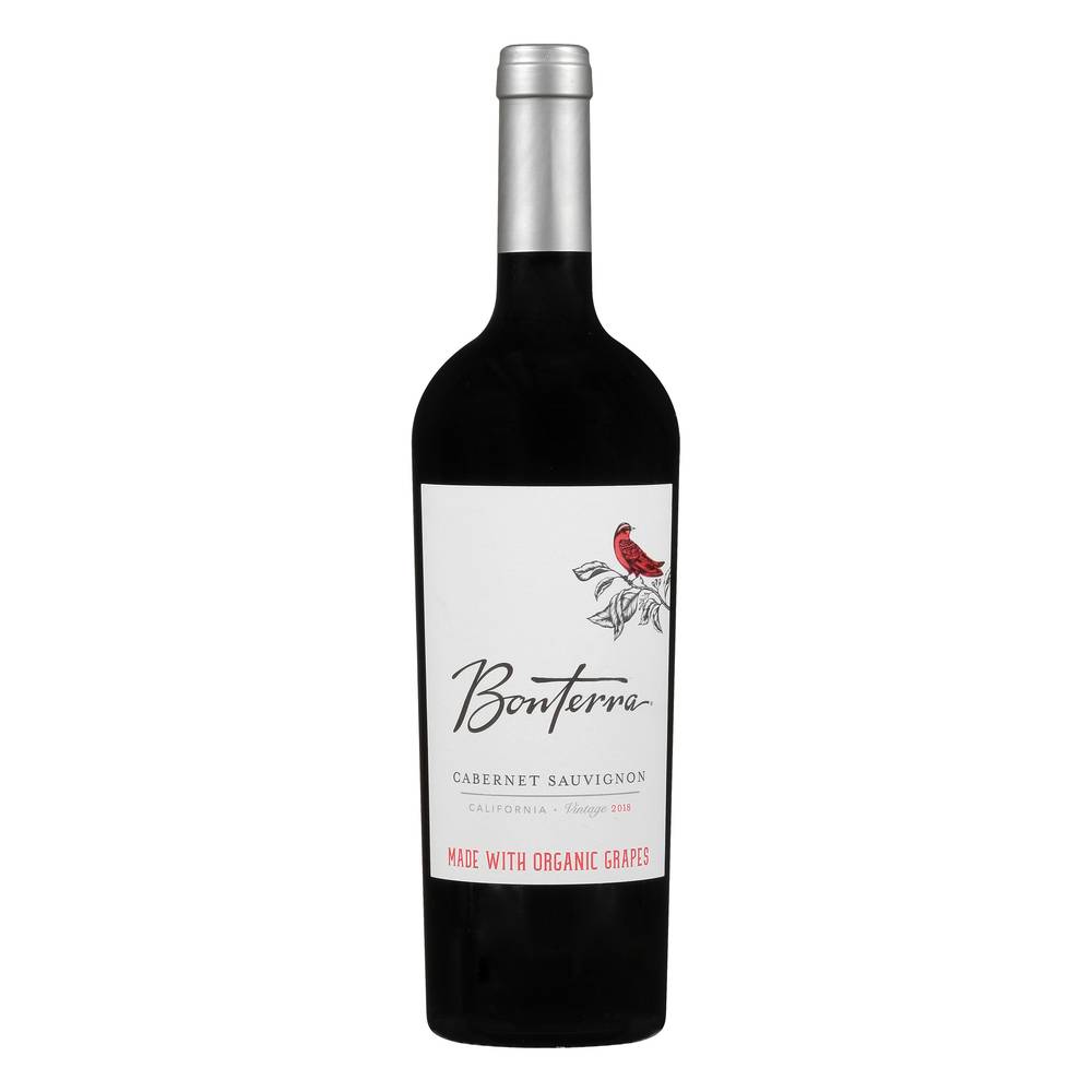 Bonterra Cabernet Sauvignon Red Wine, 2018 (750 ml)
