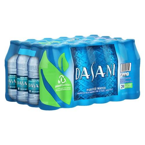 Order Dasani Water - 16.9 fl oz x 24 pack food online from Walgreens store, Danville on bringmethat.com