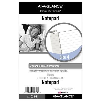 At-A-Glance Day Runner Notepad