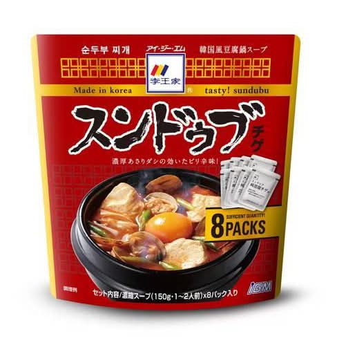 李王家スンドゥブチゲ1200g(150gX 8)