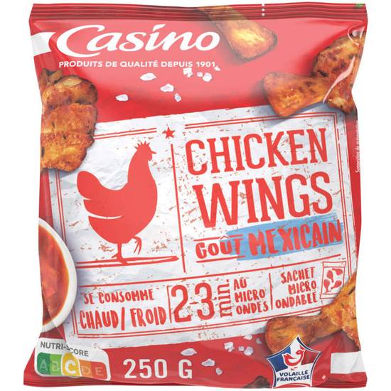 Casino Chicken Wings Goût Mexicain 250G