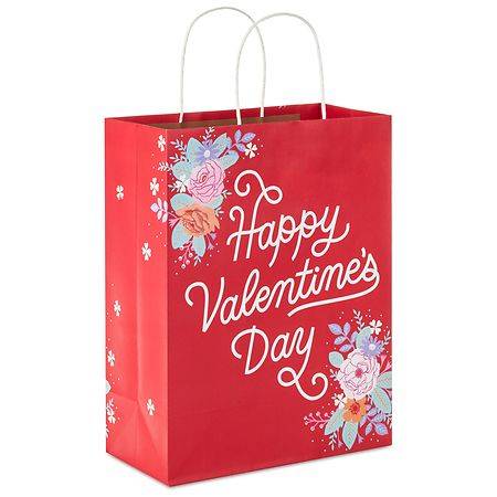 Hallmark Large Gift Bag (Happy Valentine's Day Floral) - 1.0 ea