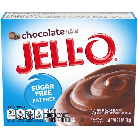 Jell-O Sugar Free Chocolate Instant Pudding & Pie Filling