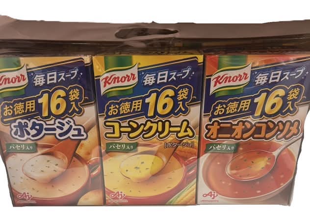 味の素 クノールスープアソ ート 48食入り コーンクリーム オニオンコンソメ ポータジュ