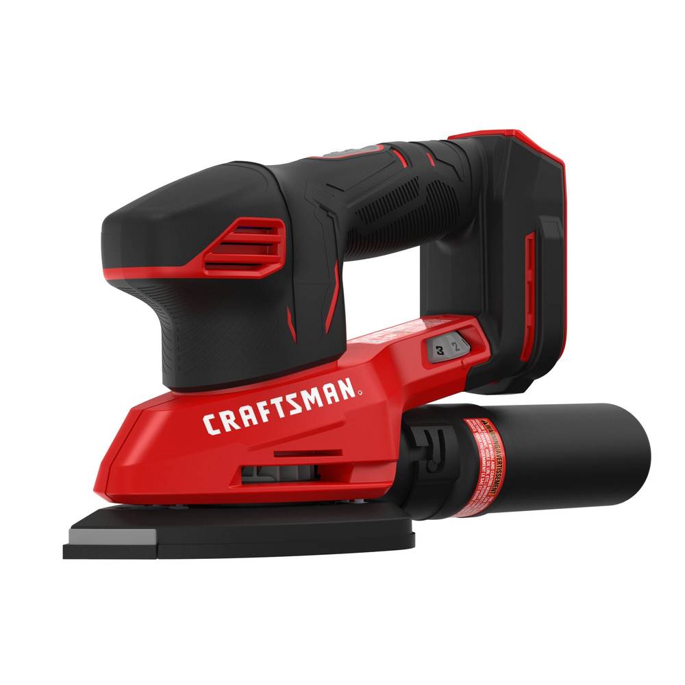 CRAFTSMAN V20 20-Volt Cordless Detail Sander with Dust Management (Bare Tool) | CMCW221B