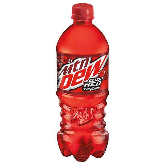 Mountain Dew Code Red 20 oz Bottle