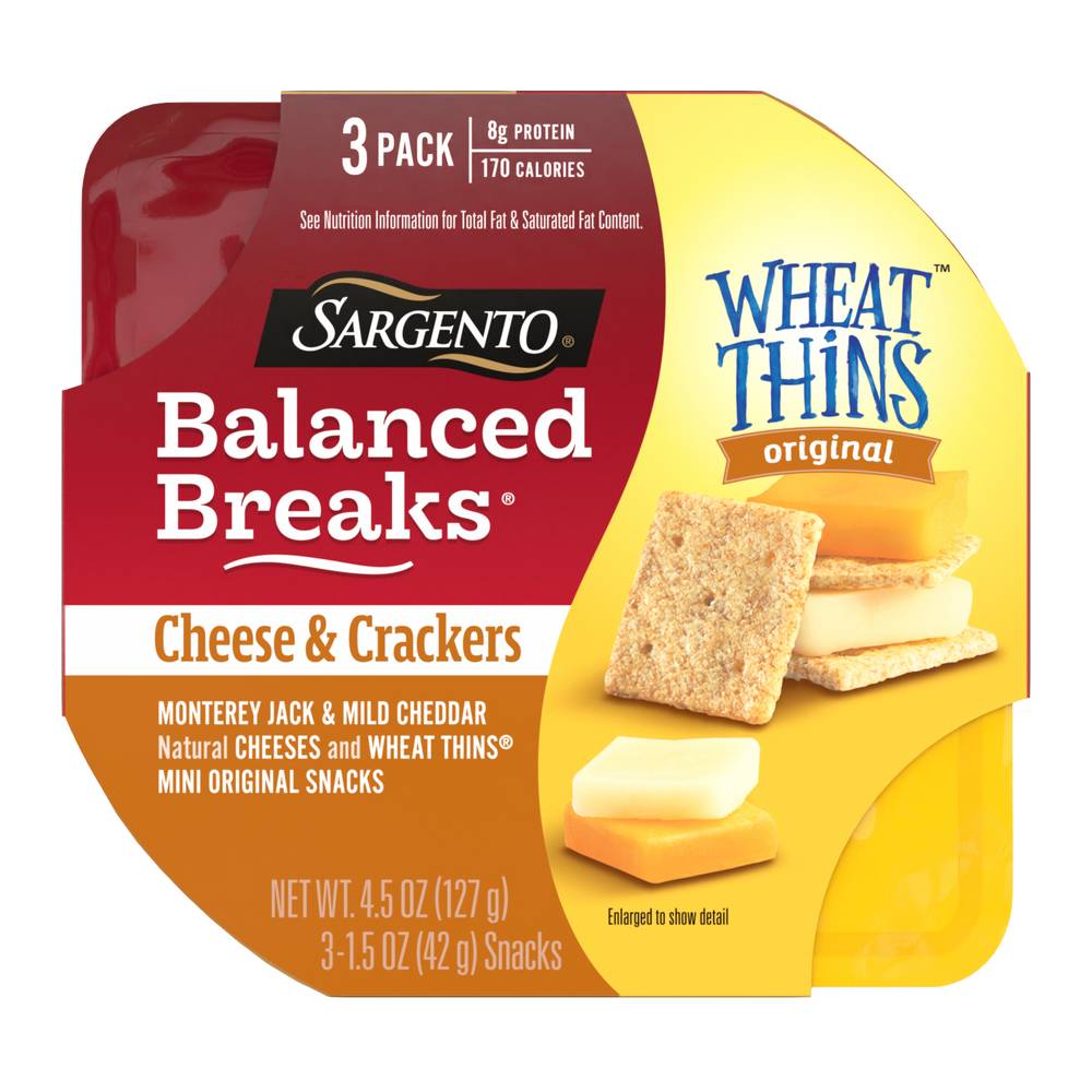 Sargento Balanced Breaks Cheese and Crackers (3 ct)