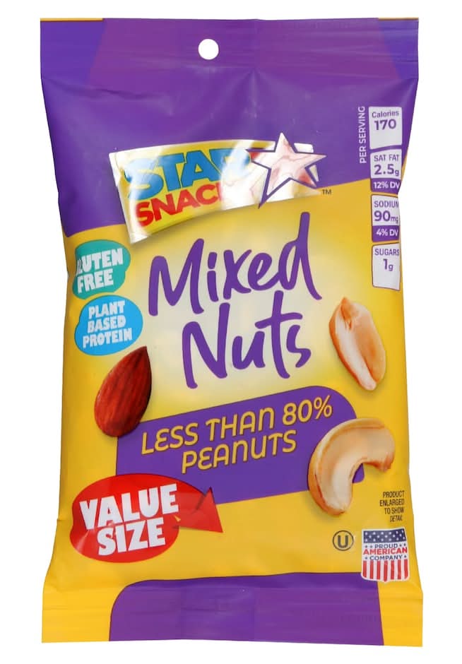 Star Snacks Mixed Nuts, 4.5-oz.