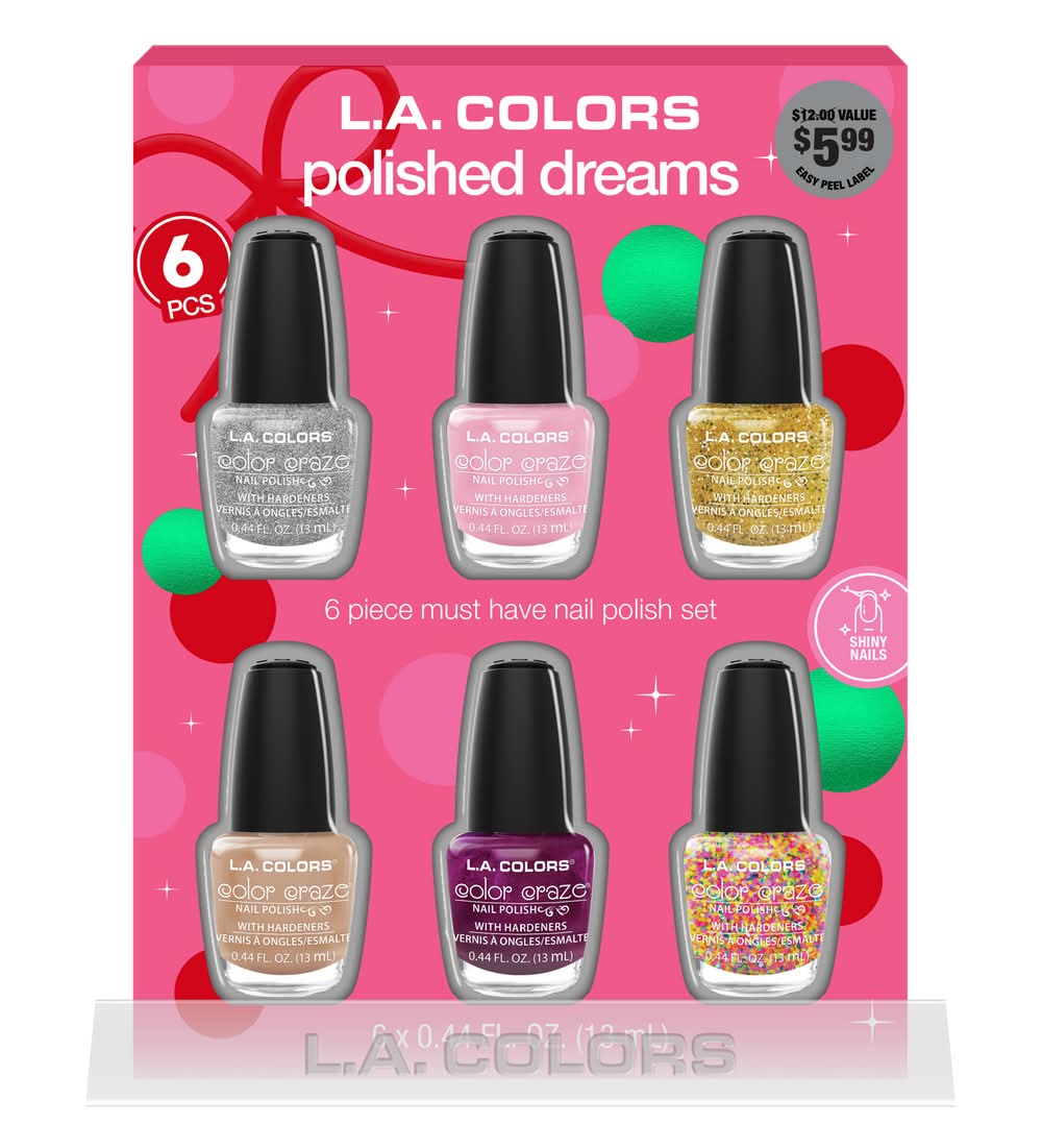 L.A. Colors Polished Dreams 6-Piece Gift Set